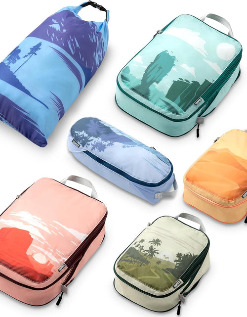 Load image into Gallery viewer, Compression Packing Cubes for Travel- Packing Cubes and Travel Organizers
